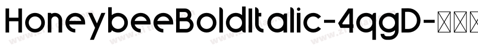 HoneybeeBoldItalic-4qgD字体转换