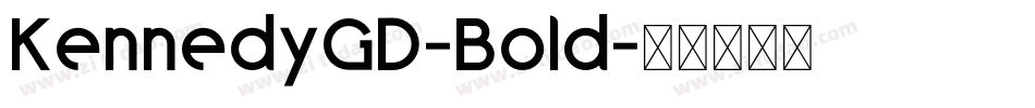 KennedyGD-Bold字体转换