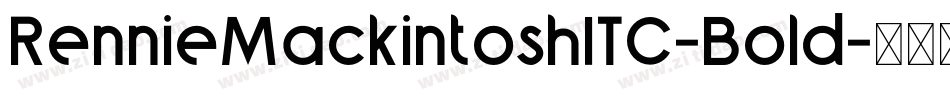 RennieMackintoshITC-Bold字体转换