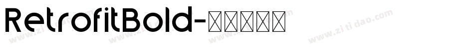 RetrofitBold字体转换