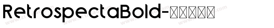 RetrospectaBold字体转换