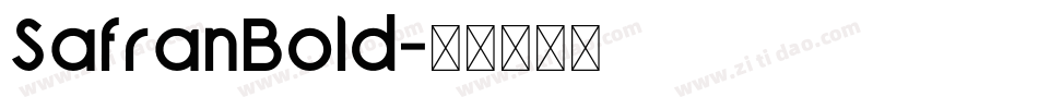 SafranBold字体转换