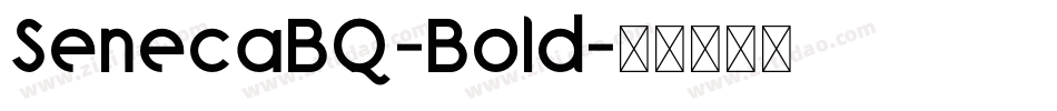 SenecaBQ-Bold字体转换