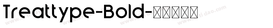 Treattype-Bold字体转换