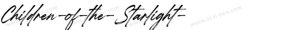 Children-of-the-Starlight字体转换
