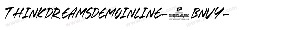 ThinkDreamsDemoInline-4BnvY字体转换