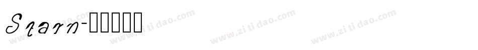 Starn字体转换
