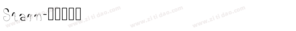 Starn字体转换