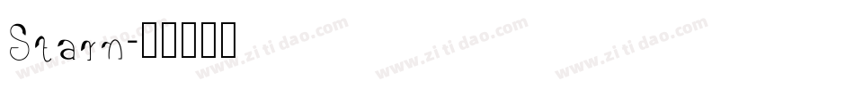 Starn字体转换