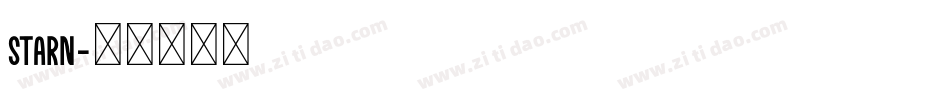 Starn字体转换