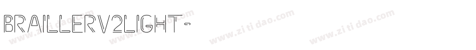 BraillerV2Light字体转换