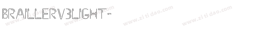 BraillerV3Light字体转换