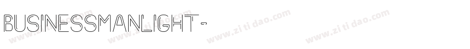 BusinessmanLight字体转换 BusinessmanLight字体转换