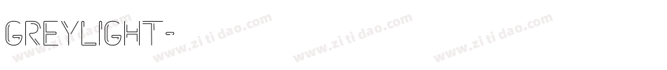Greylight字体转换