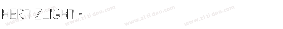 HertzLight字体转换