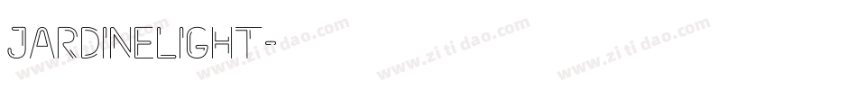JardineLight字体转换 JardineLight字体转换
