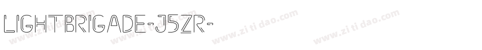 LightBrigade-j5zR字体转换