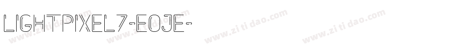 LightPixel7-eoje字体转换