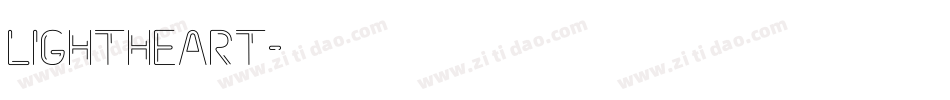 Lightheart字体转换