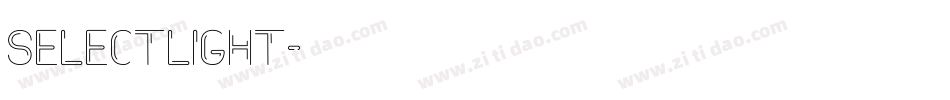 SelectLight字体转换