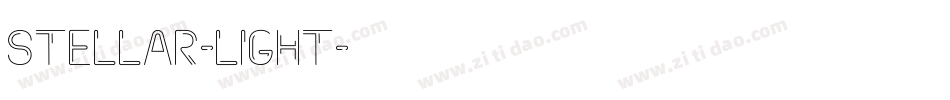 Stellar-light字体转换
