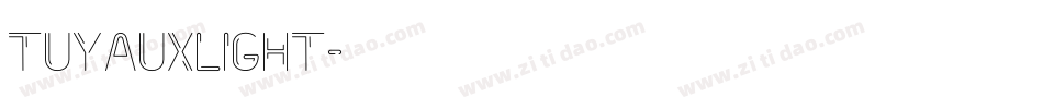 TuyauxLight字体转换
