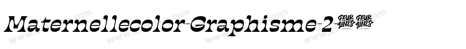 Maternellecolor-Graphisme-2字体转换