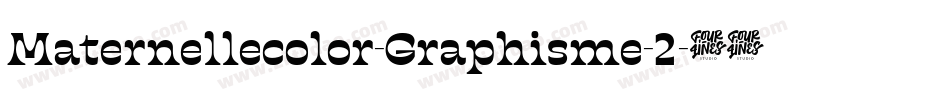 Maternellecolor-Graphisme-2字体转换