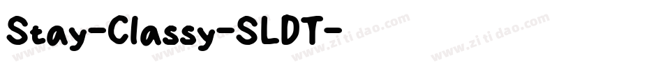 Stay-Classy-SLDT字体转换
