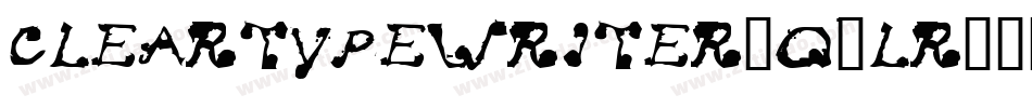 ClearTypewriter-q3lr字体转换