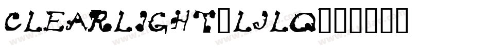 Clearlight-lJlq字体转换