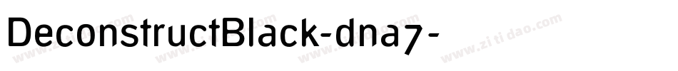 DeconstructBlack-dna7字体转换