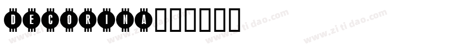 Decorina字体转换