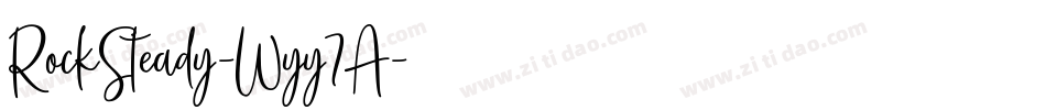 RockSteady-Wyy7A字体转换