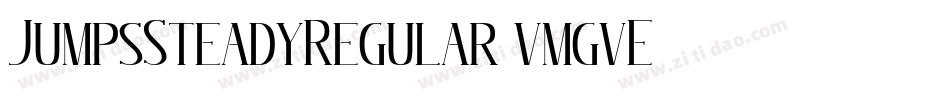 JumpsSteadyRegular-vmgvE字体转换