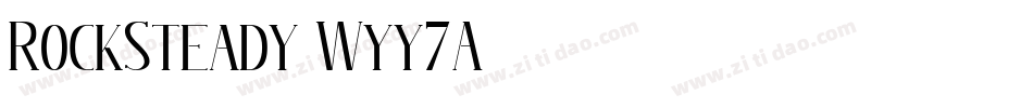 RockSteady-Wyy7A字体转换