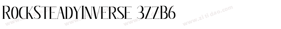 RockSteadyInverse-3zzB6字体转换