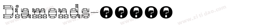 Diamonds字体转换