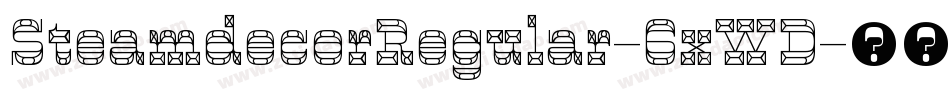 SteamdecorRegular-6xWD字体转换