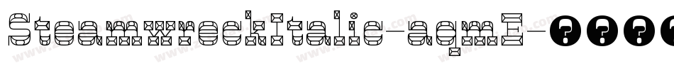 SteamwreckItalic-aqmE字体转换