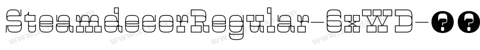 SteamdecorRegular-6xWD字体转换