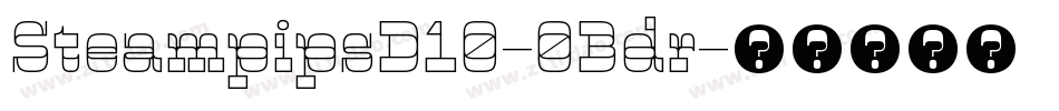 SteampipsD10-0Bdr字体转换
