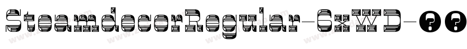 SteamdecorRegular-6xWD字体转换