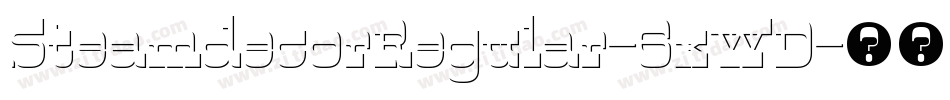 SteamdecorRegular-6xWD字体转换