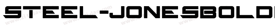 Steel-JonesBoldItalic字体转换