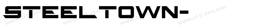 SteelTown字体转换