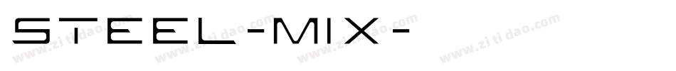 Steel-Mix字体转换