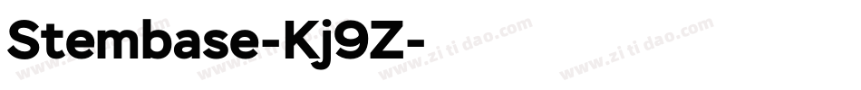 Stembase-Kj9Z字体转换