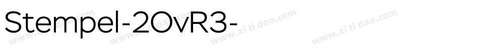Stempel-2OvR3字体转换