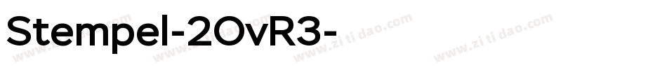 Stempel-2OvR3字体转换